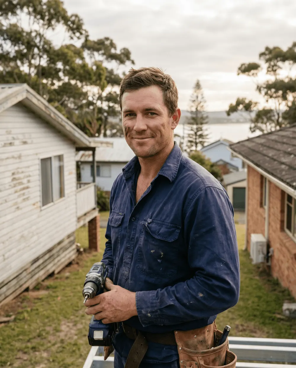 Sam Allan, local electrician in Smiths Lake