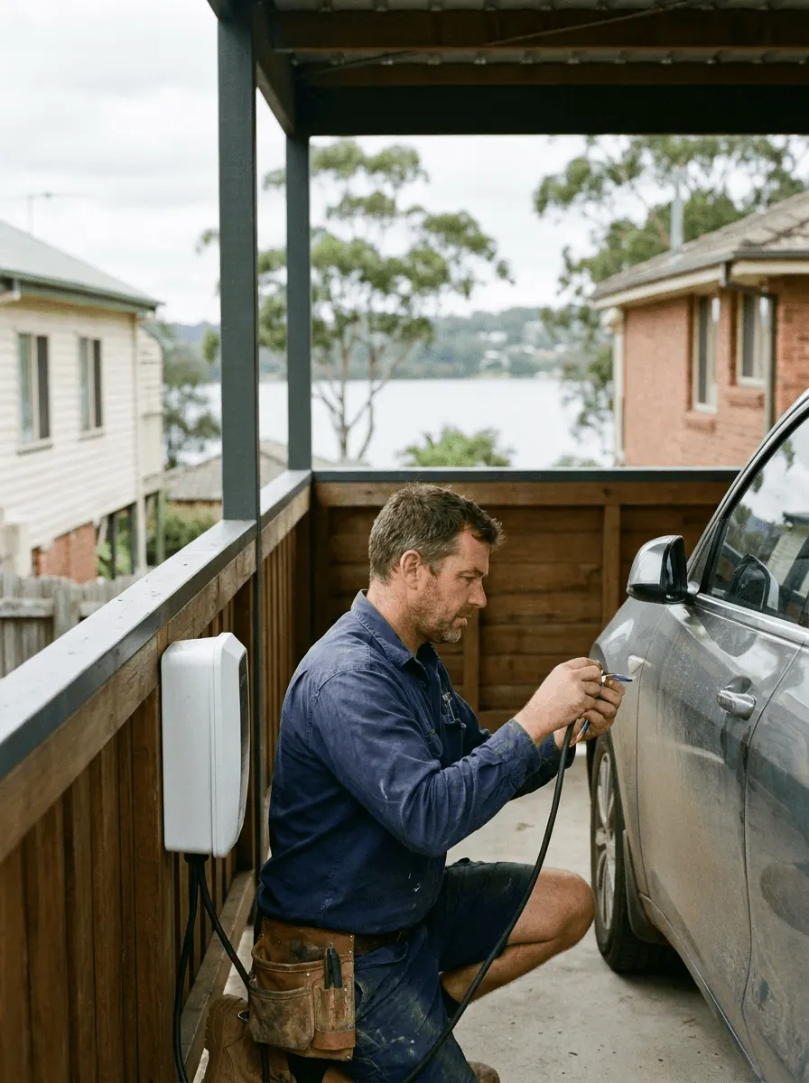 Ev Chargers work by Sam Allan Electrical