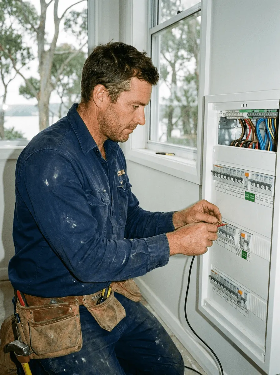 Switchboards Safety Service Mains work by Sam Allan Electrical