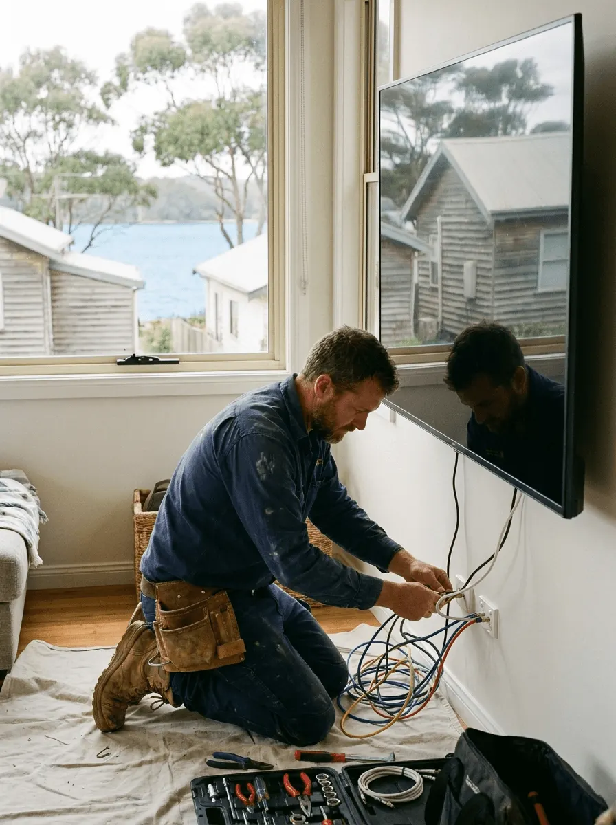Tv Data work by Sam Allan Electrical
